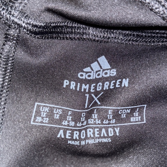 Adidas Women’s Black Active Leggings Plus Size 1X Athletic Pants - Picture 8 of 8